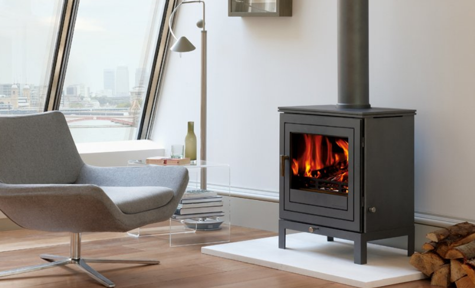 wood-burning fireplaces