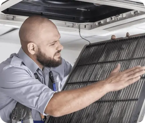 Whole-home air purification system installation